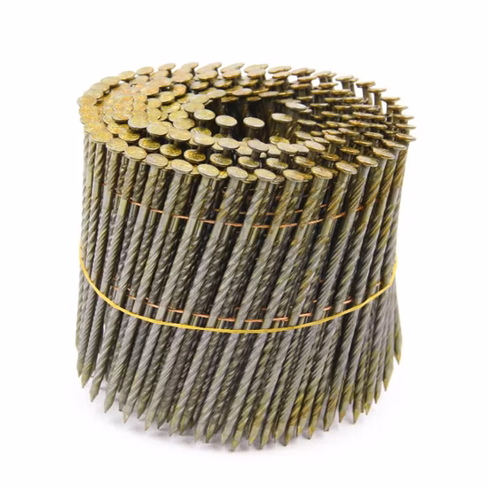 2.5X57mm Paint Screw Shank Coil Pallet Nails for Wood Pallet