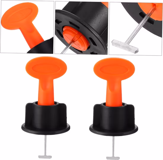 Hot Sale 50PCS Useful Reusable Tile Leveling Positioning System Leveler T