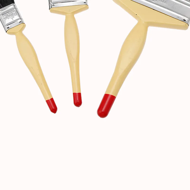 Promotion Plastic Handle Pure Bristle Paint Brushes Set Hand Tool for Painting